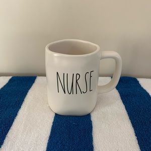 Rae Dunn White Nurse Mug